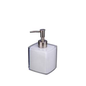 Easton Hotel Resin White Crystal Liquid Soap Dispenser