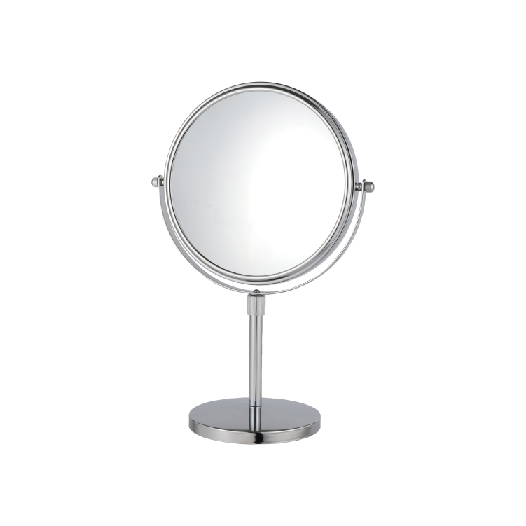 New design hotel plain and 3x double sided led lighted magnifying makeup mirror