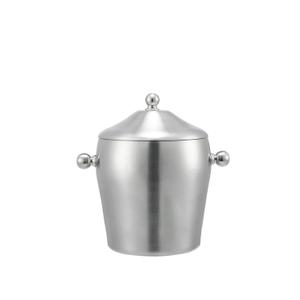 Hotel Double layer design Stainless Steel Polished finish Ice Bucket