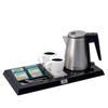 Hotel Hospitality Tray Electric Kettle 0.8L Black ABS Tray 